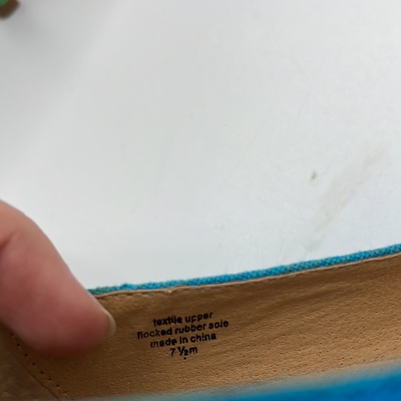 Penny Loves Kenny High Heels Stilettos Pumps Shoes Green Blue Womens 7.5 M - Picture 15 of 16